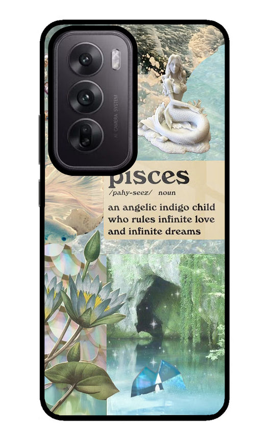 Pisces Zodiac Oppo Reno12 5G Glass Case