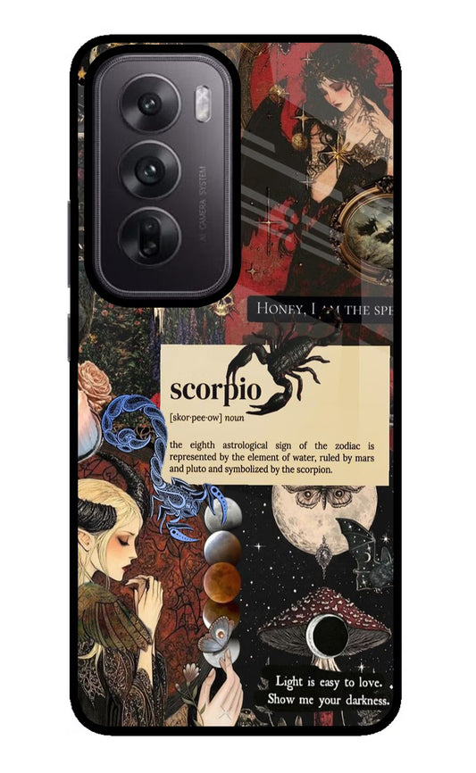 Scorpio Zodiac Oppo Reno12 5G Glass Case