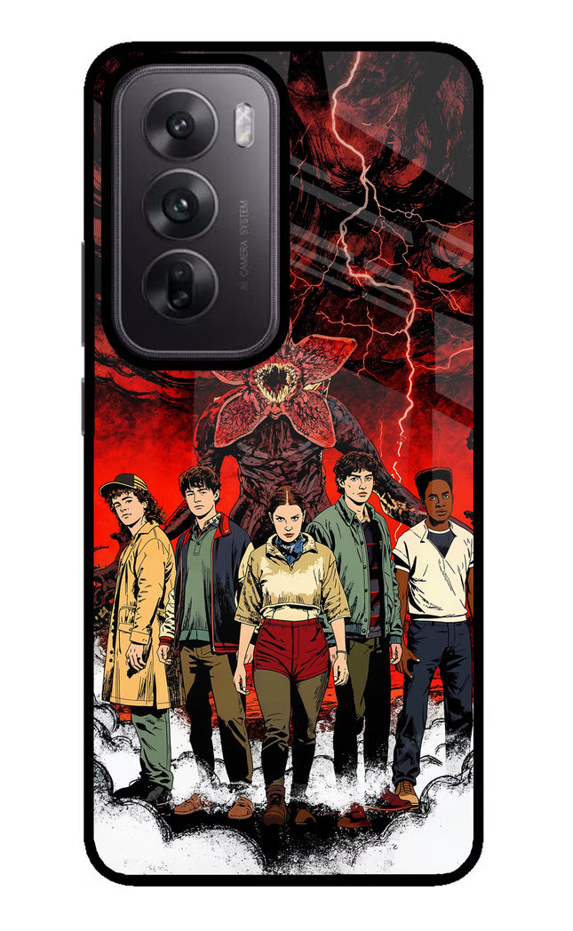 Ordinary Things Characters Oppo Reno12 5G Glass Case