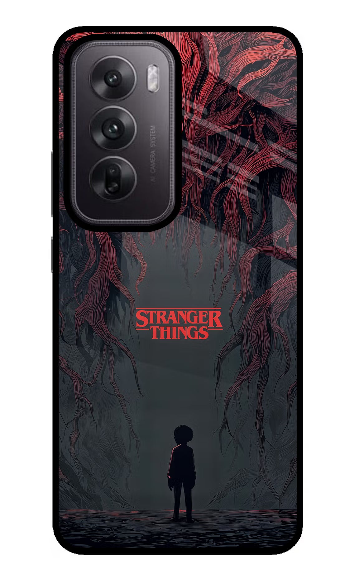Ordinary Things Dark Side Oppo Reno12 5G Glass Case Back Cover by Casekaro