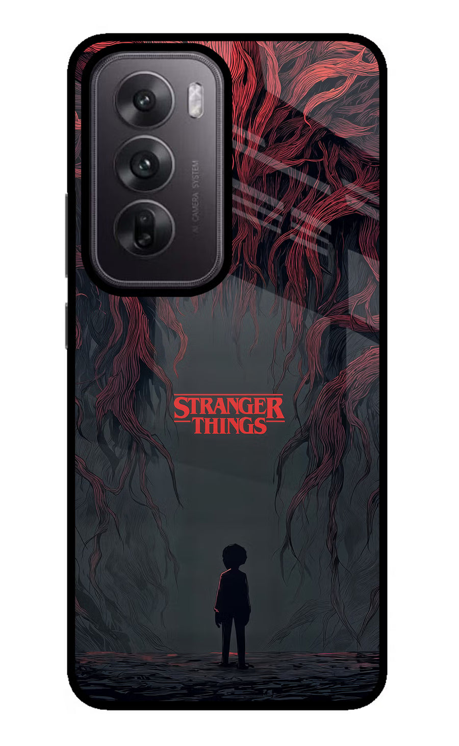 Ordinary Things Dark Side Oppo Reno12 5G Back Cover, Glass case