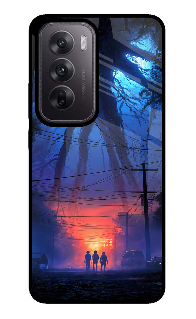 Ordinary Things Shadow Oppo Reno12 5G Glass Case
