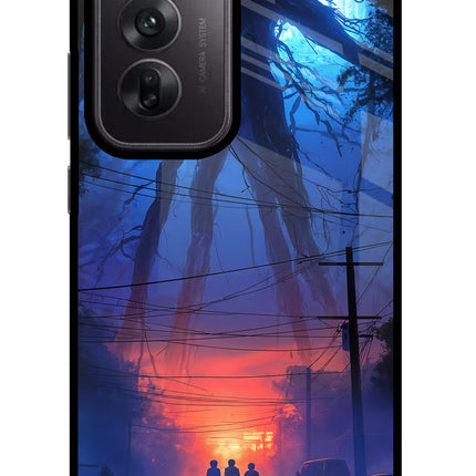 Ordinary Things Shadow Oppo Reno12 5G Glass Case Back Cover by Casekaro
