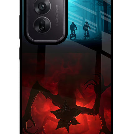 Ordinary Things Downside Up Oppo Reno12 5G Glass Case Back Cover by Casekaro