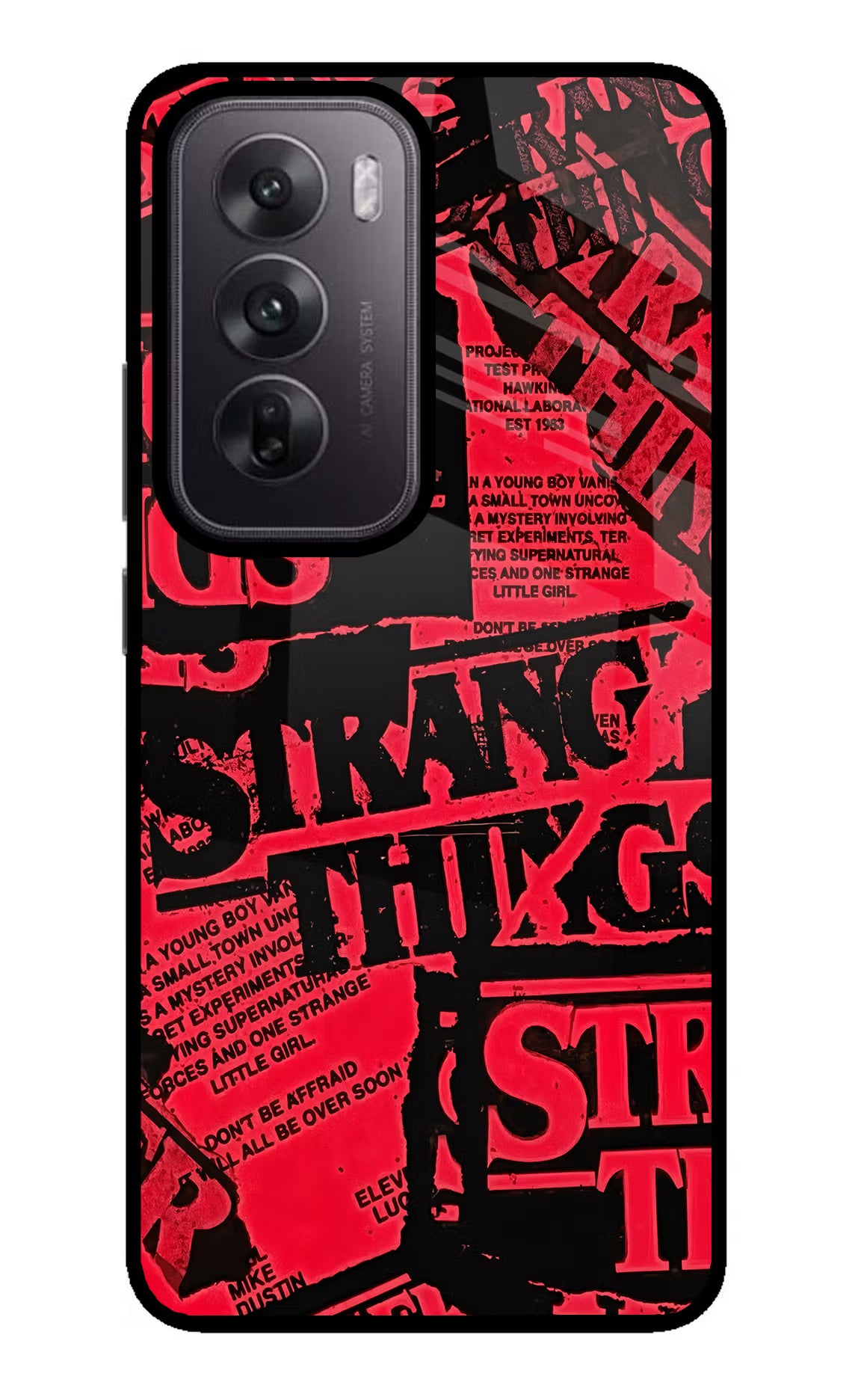 Ordinary Things Oppo Reno12 5G Glass Case Back Cover by Casekaro