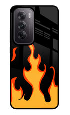 Fired Up – Black Oppo Reno12 5G Glass Case