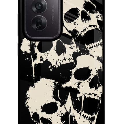 Dead Stack Oppo Reno12 5G Glass Case Back Cover by Casekaro