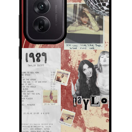 Taylor Swift Oppo Reno12 5G Glass Case