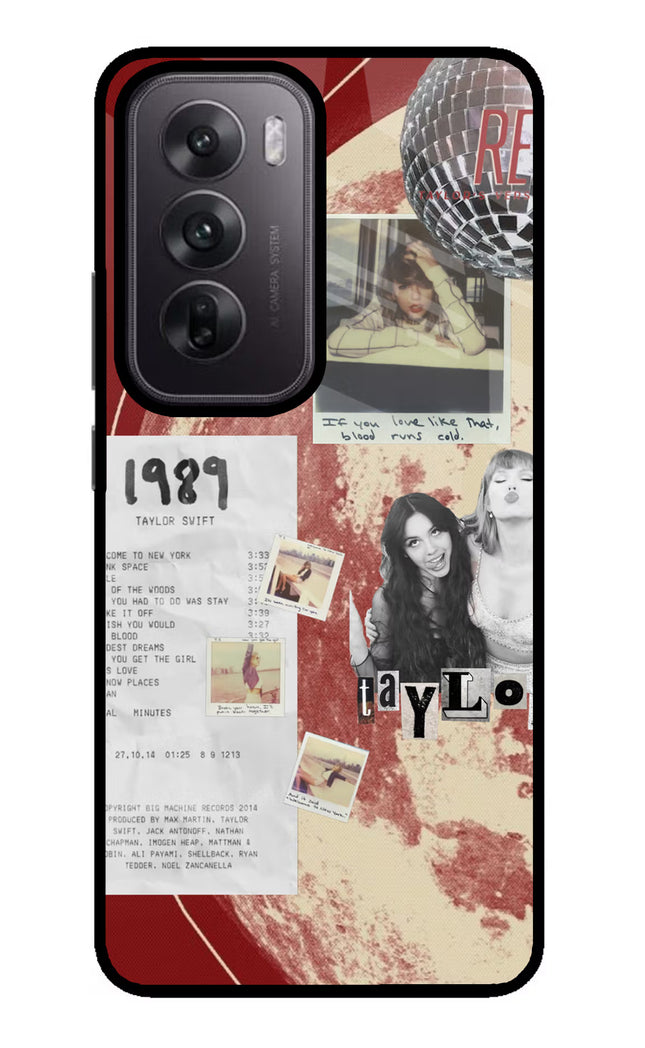Taylor Swift Oppo Reno12 5G Glass Case