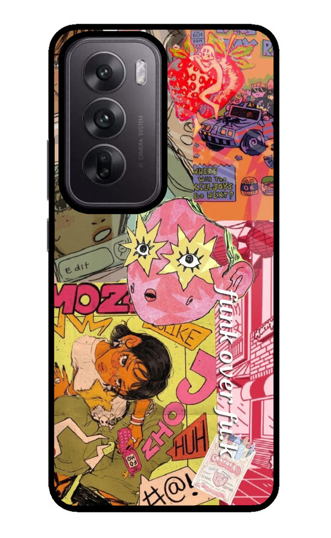 Funkover Oppo Reno12 5G Glass Case