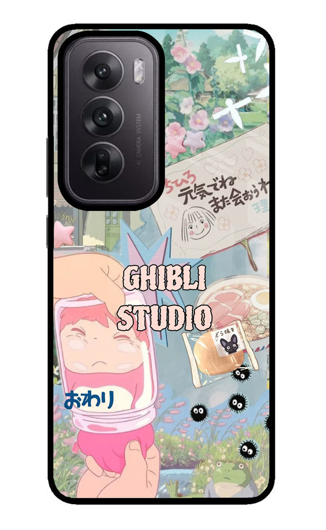 Studio Ghibli Oppo Reno12 5G Glass Case