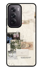 Soft Aesthetic Oppo Reno12 5G Glass Case