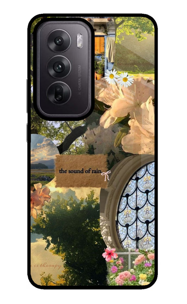 Rain Oppo Reno12 5G Glass Case