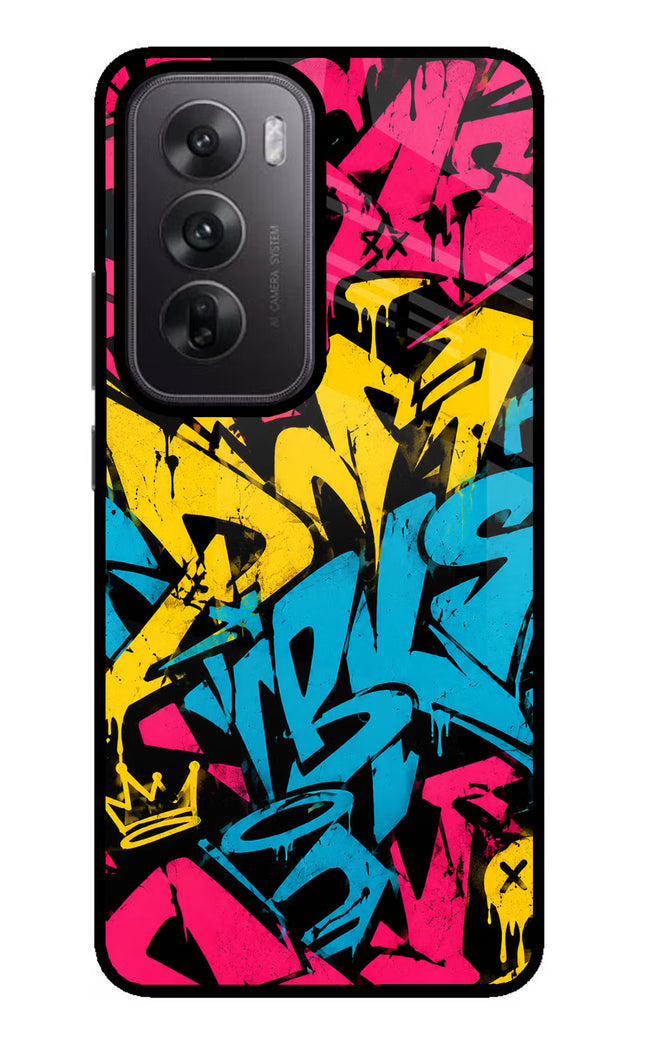Graffiti Vibe Oppo Reno12 5G Glass Case