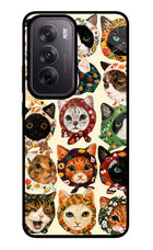 Cool Cat Oppo Reno12 5G Glass Case
