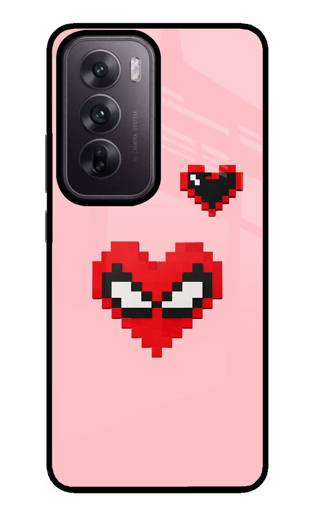 Gwen Heart Oppo Reno12 5G Glass Case