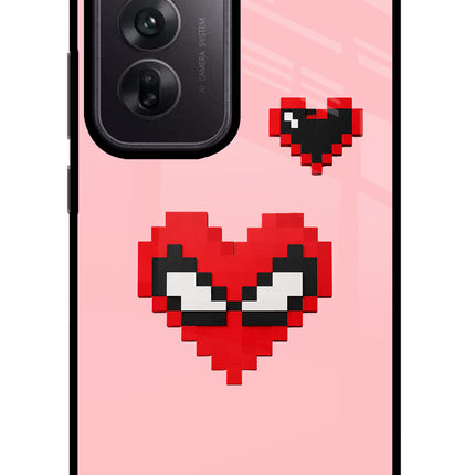 Gwen Heart Oppo Reno12 5G Glass Case Back Cover by Casekaro