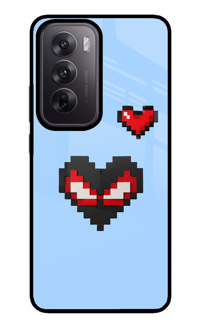 Peter Heart Oppo Reno12 5G Glass Case