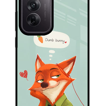 Nick Charm Oppo Reno12 5G Glass Case Back Cover by Casekaro