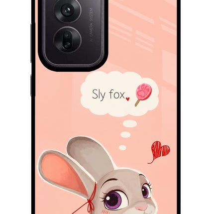 Judy Charm Oppo Reno12 5G Glass Case Back Cover by Casekaro