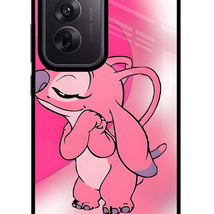 Angel Hug Oppo Reno12 5G Glass Case Back Cover by Casekaro