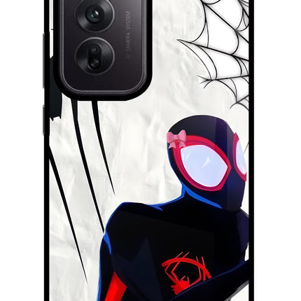 Miles Verse Oppo Reno12 5G Glass Case Back Cover by Casekaro