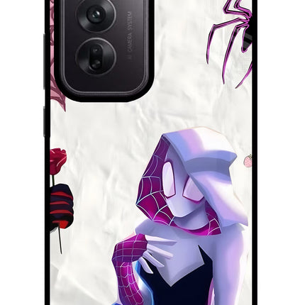 Gwen Verse Oppo Reno12 5G Glass Case Back Cover by Casekaro