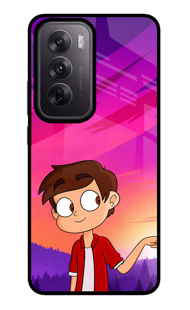 Marco Sunset Oppo Reno12 5G Glass Case
