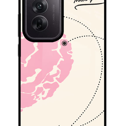 Miss Orbit Oppo Reno12 5G Glass Case Back Cover by Casekaro