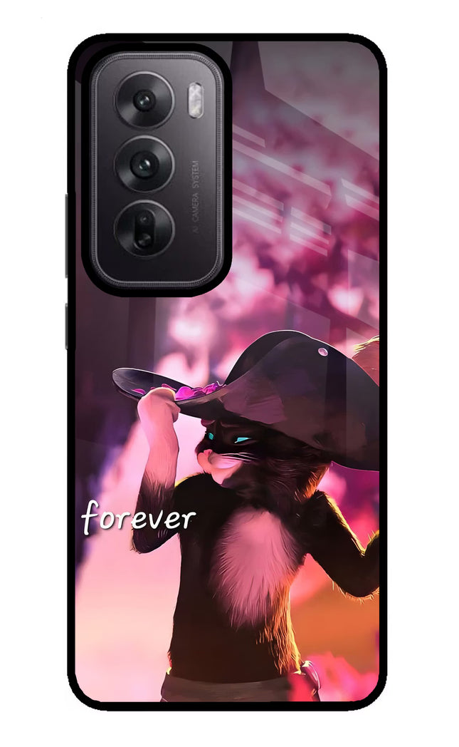 Forever Cat Oppo Reno12 5G Glass Case