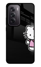 Kitty Charm Oppo Reno12 5G Glass Case