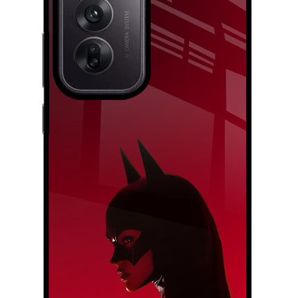 Night Thief Oppo Reno12 5G Glass Case Back Cover by Casekaro