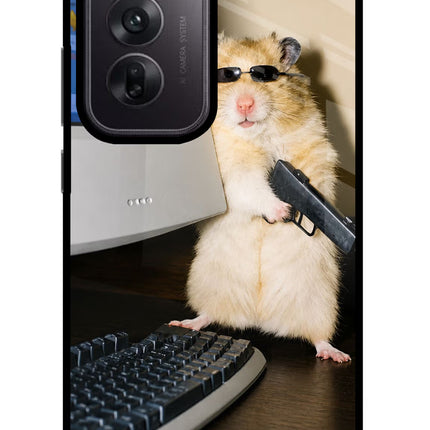 Hacker Hamster Oppo Reno12 5G Glass Case