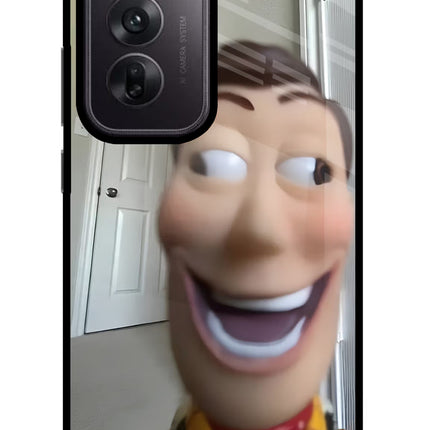 Side Eye Woody Oppo Reno12 5G Glass Case