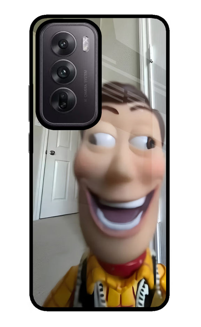 Side Eye Woody Oppo Reno12 5G Glass Case