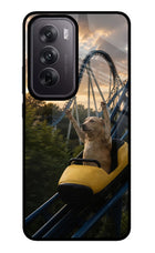 Rollercoaster Dog Oppo Reno12 5G Glass Case
