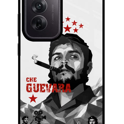 Che Guevara Iconic Oppo Reno12 5G Glass Case Back Cover by Casekaro