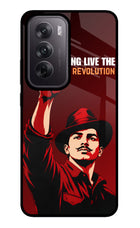 Bhagat Singh Revolution Oppo Reno12 5G Glass Case