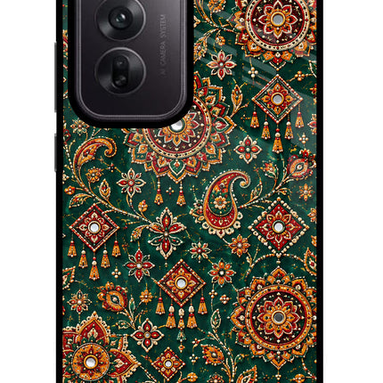 Green Pataka Oppo Reno12 5G Glass Case