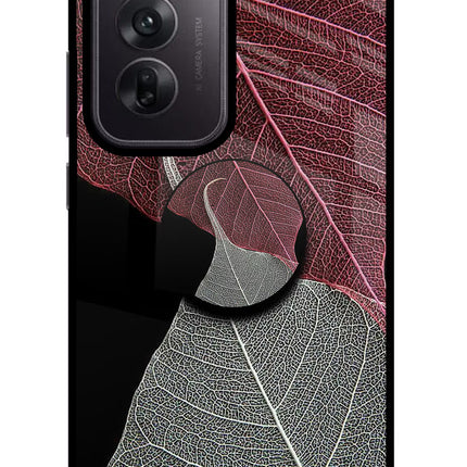 Leaf Pattern Oppo Reno12 5G Pop Case by Casekaro