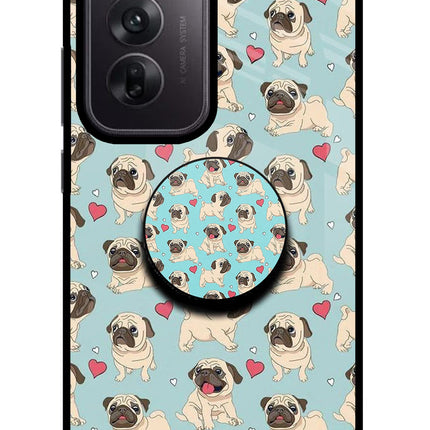 Pug Dog Oppo Reno12 5G Pop Case by Casekaro