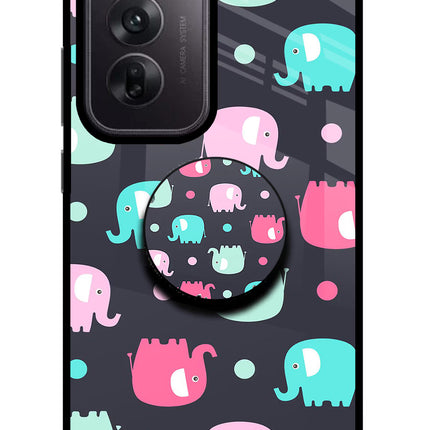 Baby Elephants Oppo Reno12 5G Pop Case by Casekaro
