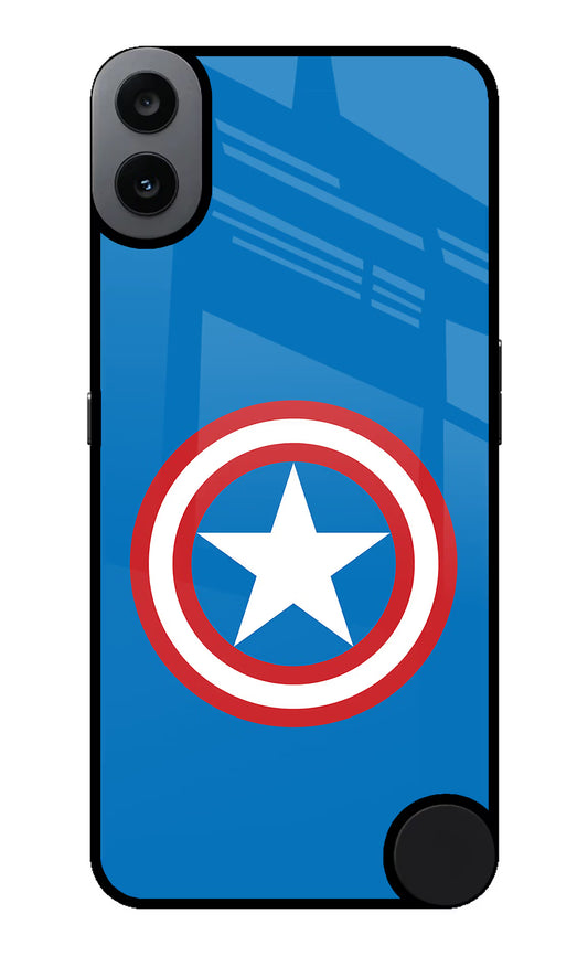 Captain America Logo CMF by Nothing Phone 1 Glass Case