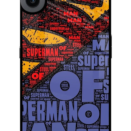 Superman CMF by Nothing Phone 1 Glass Case Back Cover by Casekaro