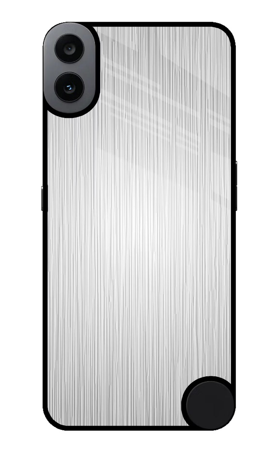 Wooden Grey Texture CMF by Nothing Phone 1 Back Cover, Metal case