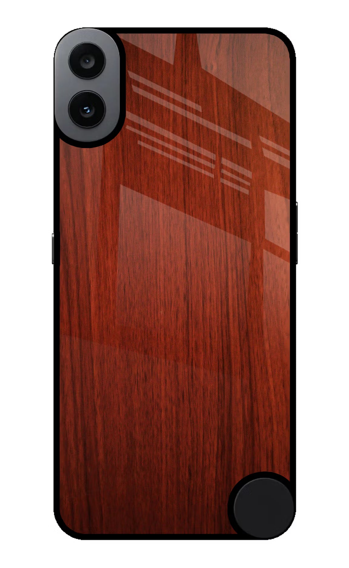 Wooden Plain Pattern CMF by Nothing Phone 1 Glass Case