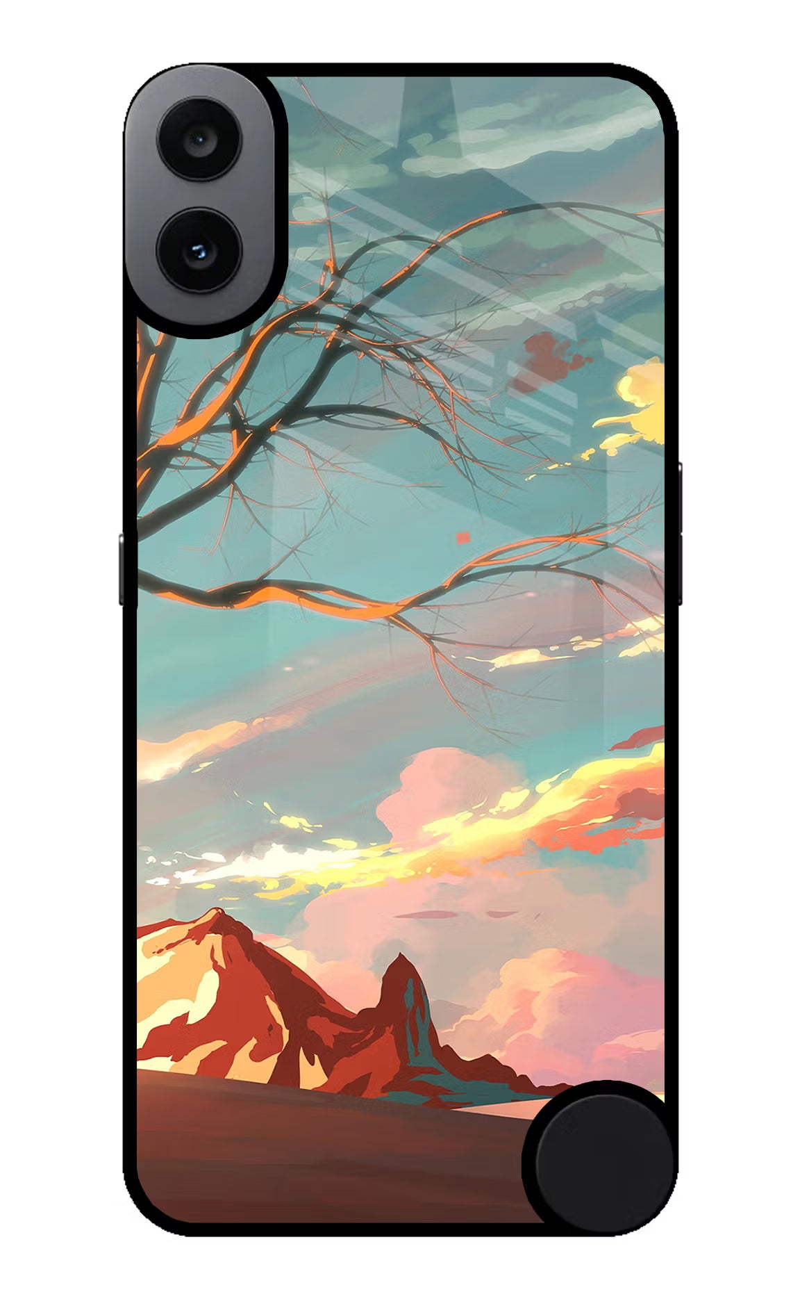 Scenery CMF by Nothing Phone 1 Glass Case Back Cover by Casekaro
