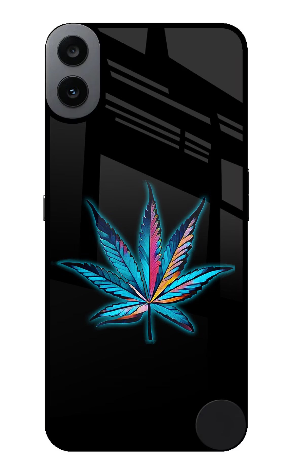Weed CMF by Nothing Phone 1 Glass Case Back Cover by Casekaro