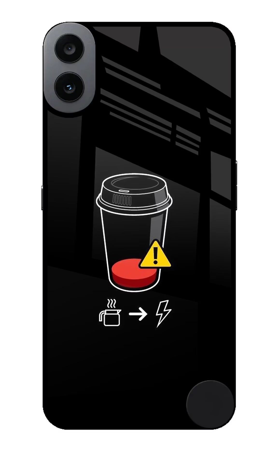 Coffee CMF by Nothing Phone 1 Glass Case Back Cover by Casekaro