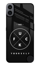 Go Fuck Yourself CMF by Nothing Phone 1 Glass Case
